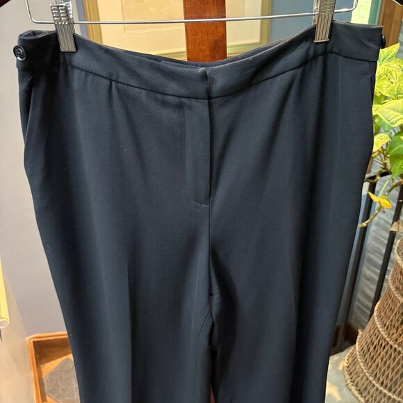 Women's Talbots Black Wool Trouser Pants Size 12 - Picture 3 of 7